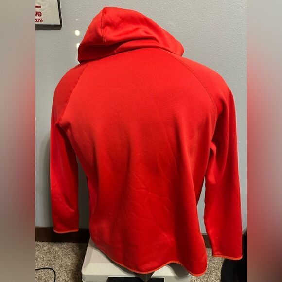Nike DriFit Mens XL All Red Sweatshirt Hoodie - Picture 3 of 5